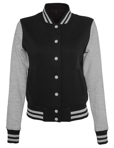 B-BY027-Ladies Sweat College Jacket